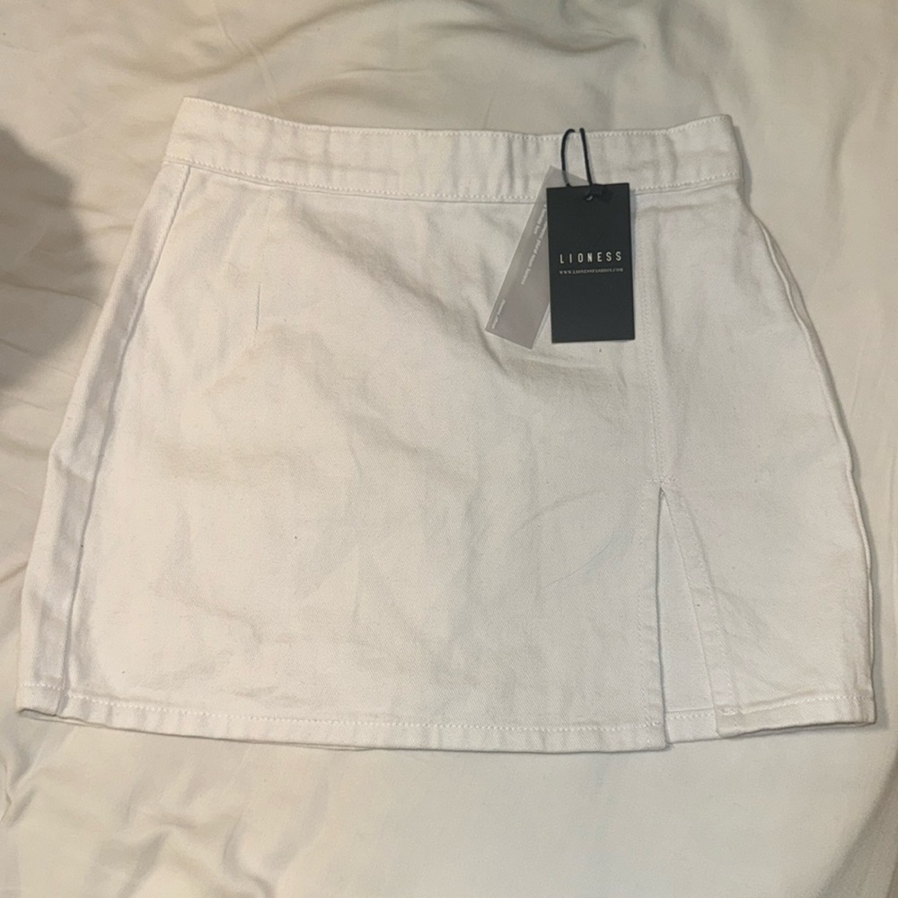 THE LOLA MINI SKIRT WHITE
